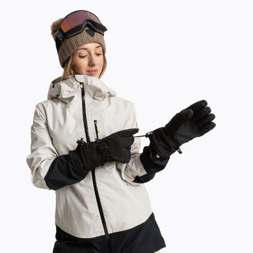 Damen-Skihandschuhe KADVA Mountain Flow 3M Thinsulate schwarz