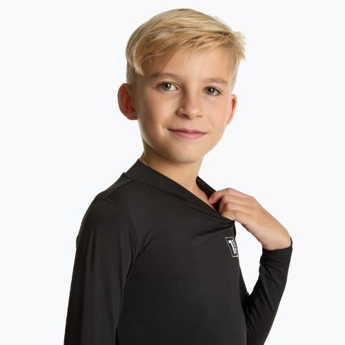 OneTeam GOAL DRY PLUS Kinder Thermo-Langarmshirt schwarz