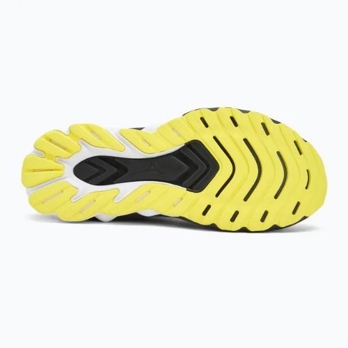 Herren Laufschuhe Mizuno Wave Skyrise 6 schwarz/harbor mist/lemon tonic