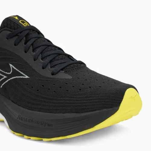 Herren Laufschuhe Mizuno Wave Skyrise 6 schwarz/harbor mist/lemon tonic