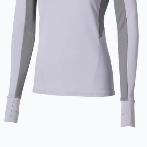 Damen Laufsweatshirt Mizuno Active Warm Half Zip isländisch blau