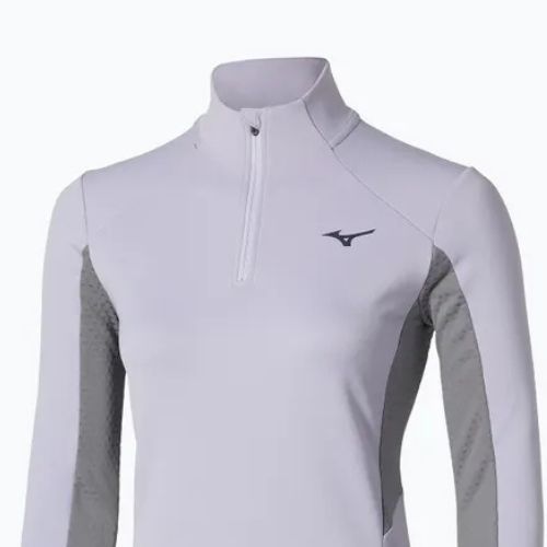 Damen Laufsweatshirt Mizuno Active Warm Half Zip isländisch blau
