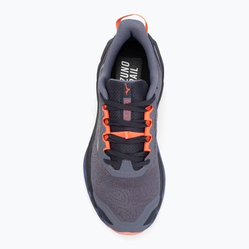 Damen Laufschuhe Mizuno Wave Mujin 11 blau granit/silber/striking coral