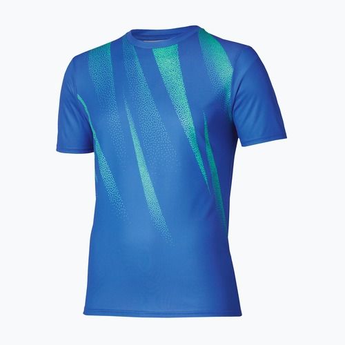 Herren Mizuno Core Graphic Tee princess blau Laufshirt