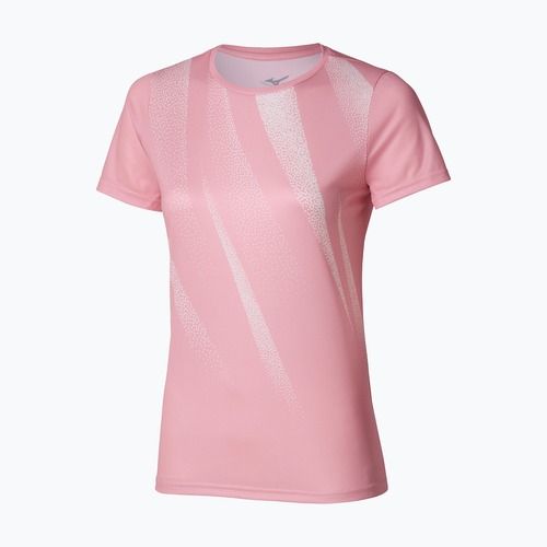 Damen Laufshirt Mizuno Core Graphic Tee gebleicht mauve