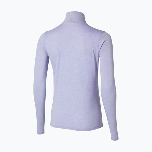 Damen Laufsweatshirt Mizuno Core Impulse Half Zip Tee isländisch blau