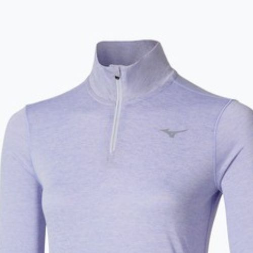 Damen Laufsweatshirt Mizuno Core Impulse Half Zip Tee isländisch blau