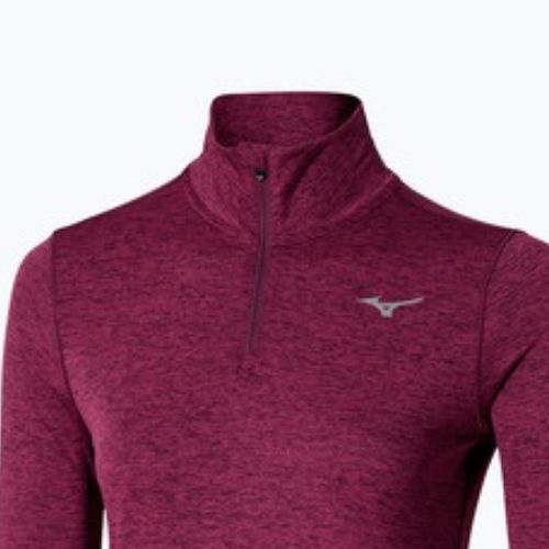 Damen Laufsweatshirt Mizuno Core Impulse Half Zip Tee dunkel lila