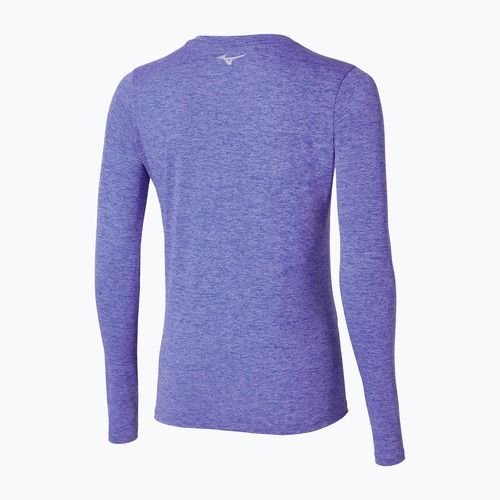 Mizuno Core Impulse Tee iris bloom Langarm-Laufshirt für Damen