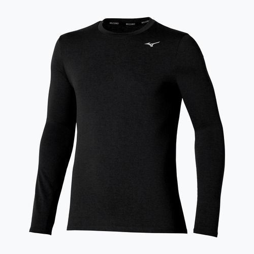 Mizuno Core Impulse Tee Herren-Langarm-Laufshirt schwarz