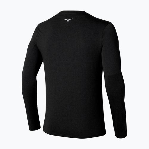 Mizuno Core Impulse Tee Herren-Langarm-Laufshirt schwarz