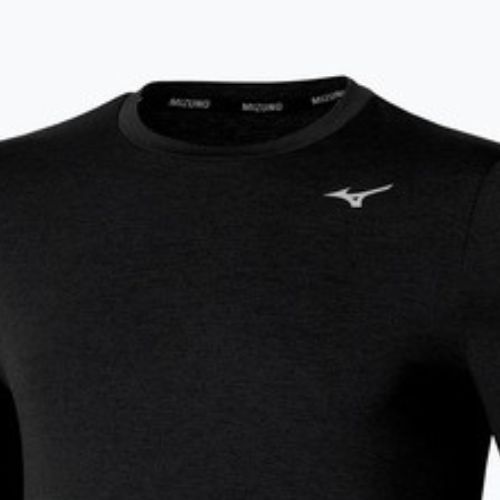 Mizuno Core Impulse Tee Herren-Langarm-Laufshirt schwarz