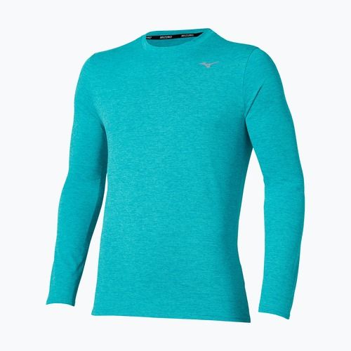 Herren Mizuno Core Impulse Tee capri breeze running longsleeve