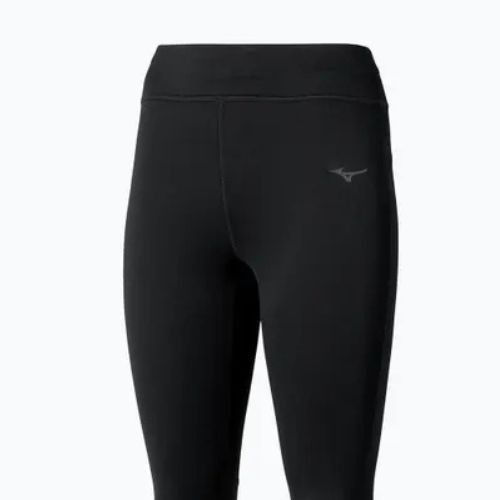 Damen Laufleggings Mizuno Warmalite schwarz