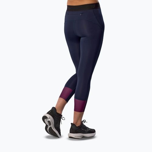 Damen Leggings Mizuno Impulse Core 3/4 baritone blau