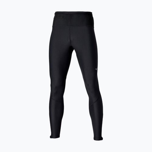 Herren Laufleggings Mizuno Trail Multipocket Long schwarz