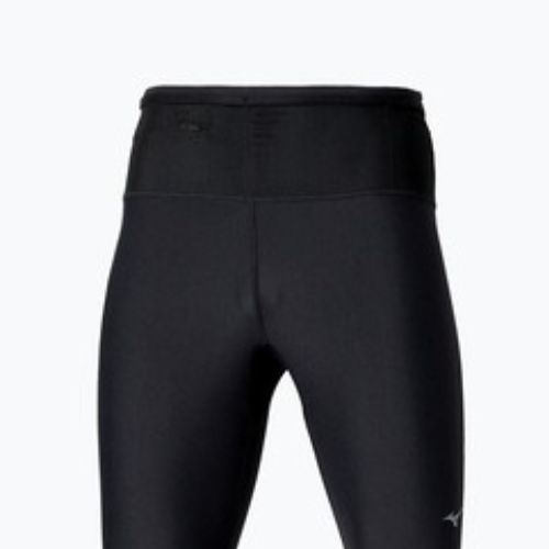 Herren Laufleggings Mizuno Trail Multipocket Long schwarz