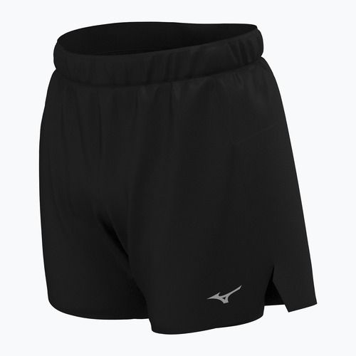 Herren Mizuno Core 5.5" 2IN1 Laufshorts schwarz