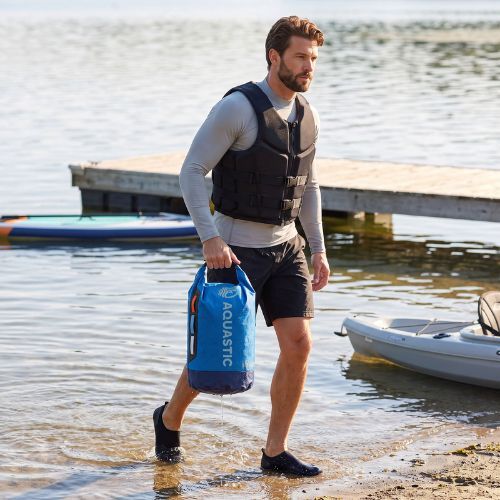Wasserdichter Packsack AQUASTIC Dry Bag 13 l Nylon/TPU Blau