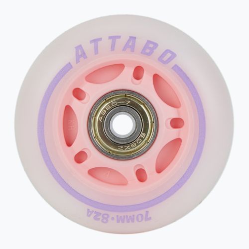 ATTABO Flashled M rosa Rollerblade-Räder