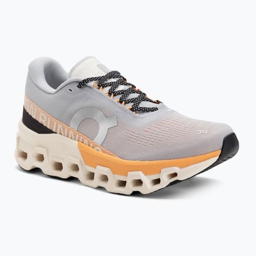 Herren On Cloudmonster 2 glacier/tangerine Laufschuhe