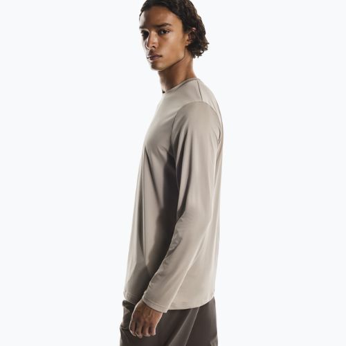 Men's On Core Long-T ungefärbt-weißes Lauf-Longsleeve