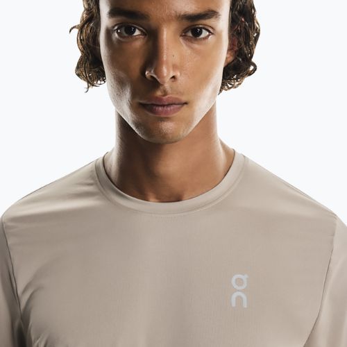Men's On Core Long-T ungefärbt-weißes Lauf-Longsleeve