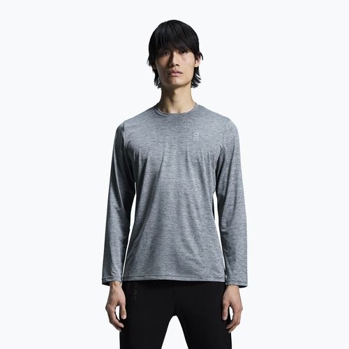 Herren On Core Long-T heather grey running longsleeve
