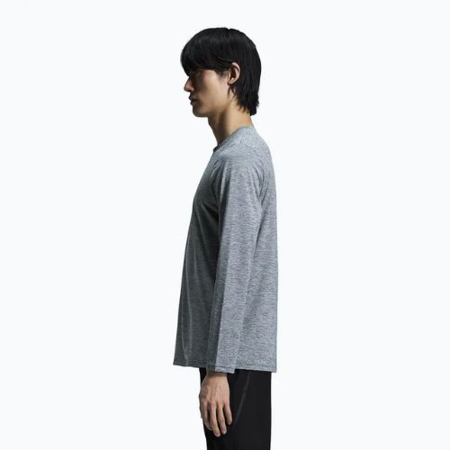 Herren On Core Long-T heather grey running longsleeve