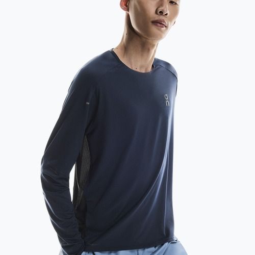 Men's On Performance Long-T navy/schwarz running longsleeve