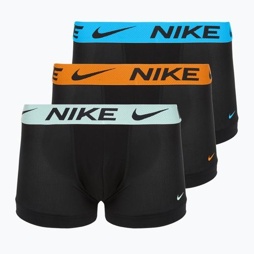 Nike Dri-FIT Cotton Trunk Herren Boxershorts 3 Paar schwarz mint foam/blau hero/bright ceramic wb