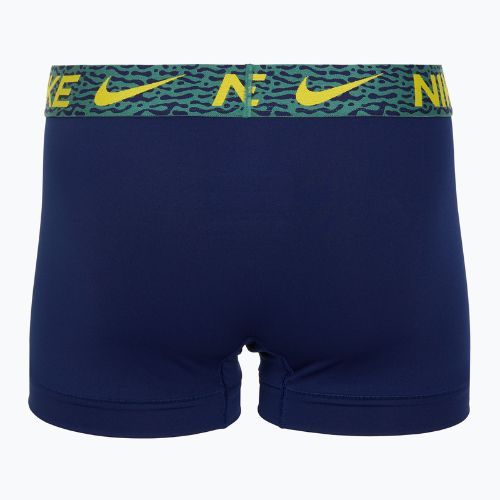 Herren Boxershorts Nike Dri-Fit Essential Micro Trunk 3 Paar blau void/lgh crim/brht citron/evergrn aura/abst wb