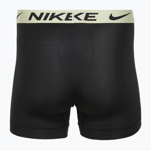 Herren Nike Dri-Fit Essential Micro Boxer Brief 3 Paar blk gewaschene Koralle/Olive Aura/Arbtrakt blauer Rand wb