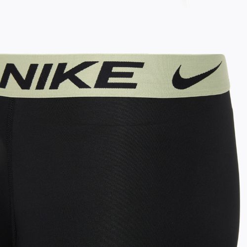 Herren Nike Dri-Fit Essential Micro Boxer Brief 3 Paar blk gewaschene Koralle/Olive Aura/Arbtrakt blauer Rand wb