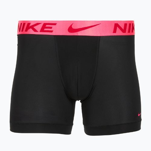 Herren Nike Dri-Fit Essential Micro Boxer Brief 3 Paar schwarz hyper pink/uni rot/schwarz hochglanz wb