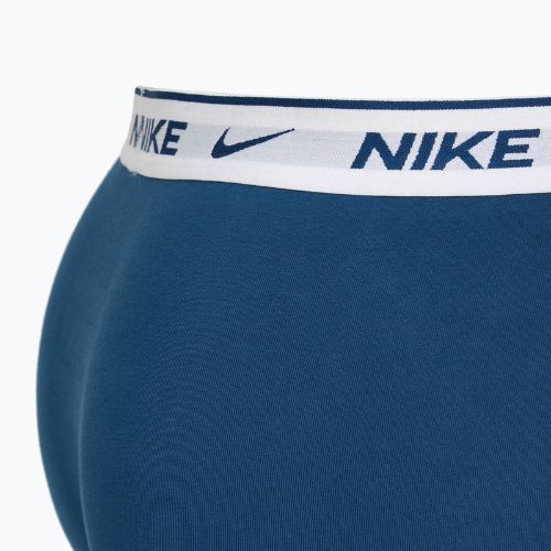 Herren Boxershorts Nike Everyday Cotton Stretch Trunk 3 Paar helles Armeeblau/blaue Kraft/weißer Bund