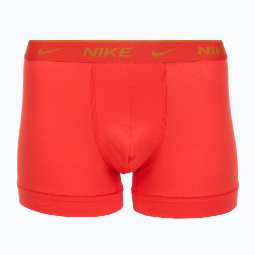 Herren Nike Everyday Cotton Stretch Trunk Boxershorts 3 Paar hellrot/nachtblau/schwarz