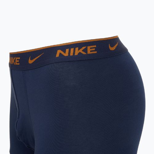Herren Nike Everyday Cotton Stretch Trunk Boxershorts 3 Paar hellrot/nachtblau/schwarz