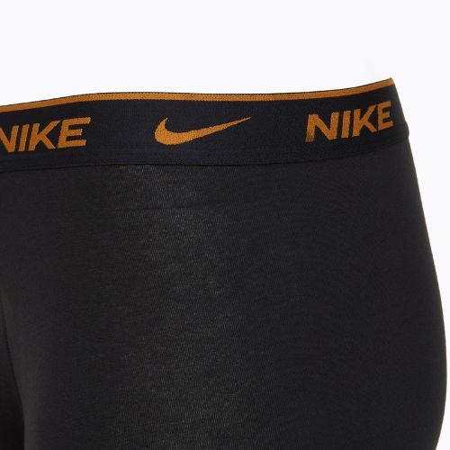 Herren Boxershorts Nike Everyday Cotton Stretch Trunk 3 Paar schwarz lig crim/des och/deep night Logo-Bund