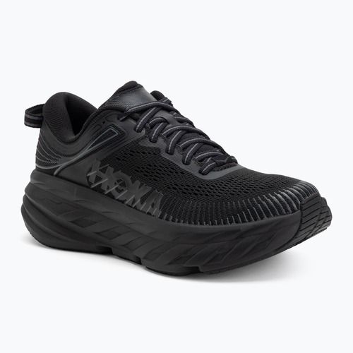 Damen Laufschuhe HOKA Bondi 7 schwarz/schwarz