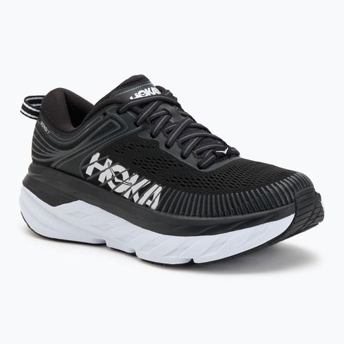 Damen Laufschuhe HOKA Bondi 7 schwarz/weiss