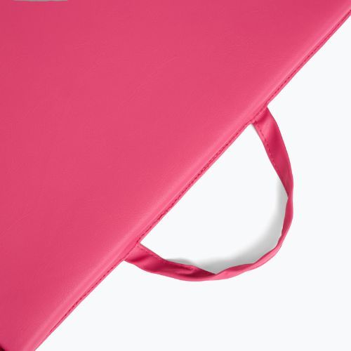 TREXO Faltbare Gymnastikmatratze 195 x 80 x 5 cm rosa