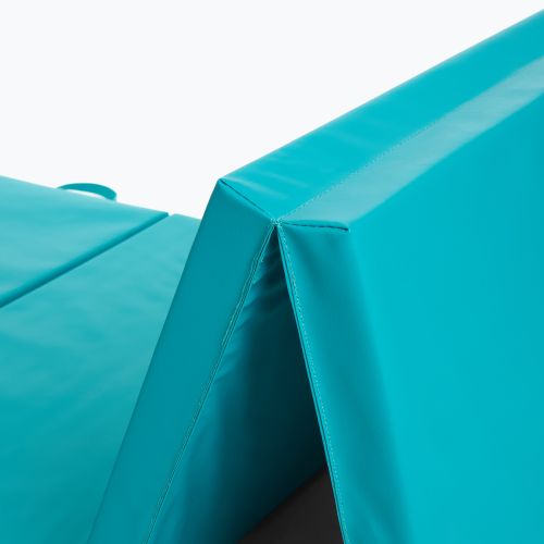 TREXO Faltbare Gymnastikmatte 195 x 80 x 5 cm grün