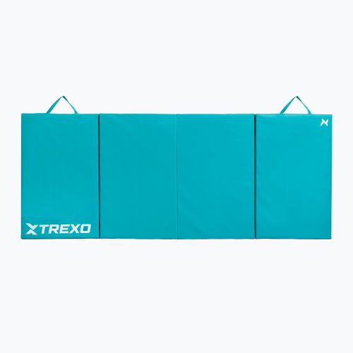 TREXO Faltbare Gymnastikmatte 195 x 80 x 5 cm grün