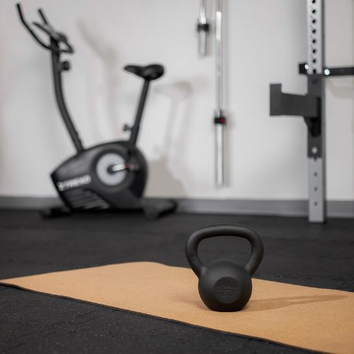 Kettelbell Gusseisen TREXO 12kg schwarz