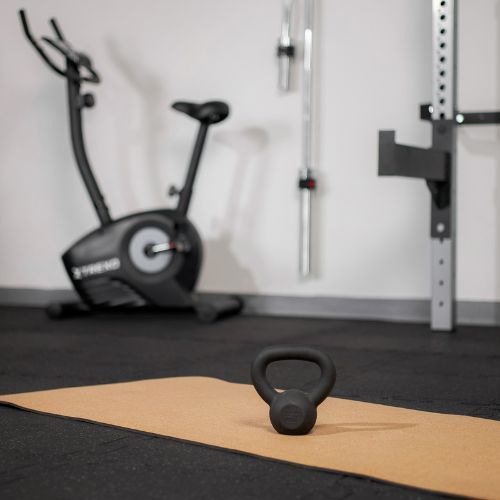 Gusseisen Kettlebell TREXO 4kg schwarz