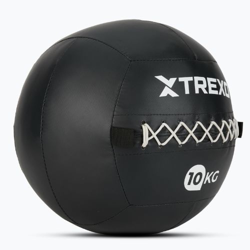 Medizinball TREXO Wall Ball 12 kg schwarz