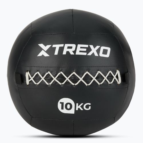 Medizinball TREXO Wall Ball 12 kg schwarz