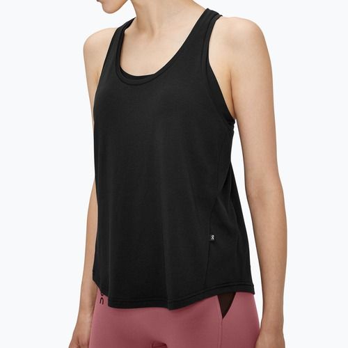 Women's Running T-Shirt On Focus Top schwarz