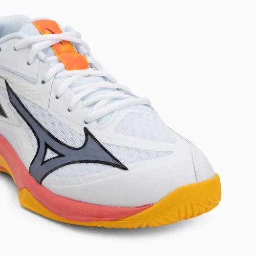 Mizuno Thunder Blade Z weiß/feurige Koralle 2/Zitrus Volleyballschuh